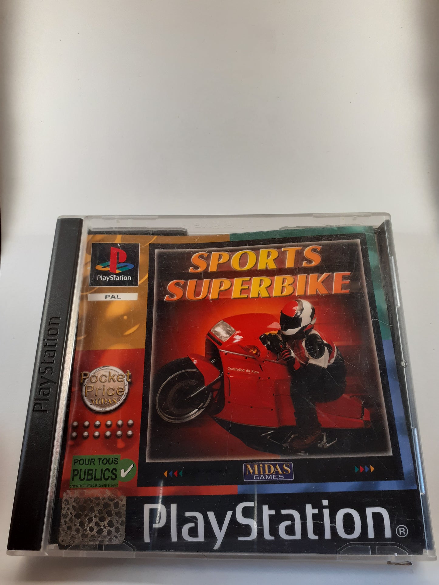 Jeu ps1 sports superbike