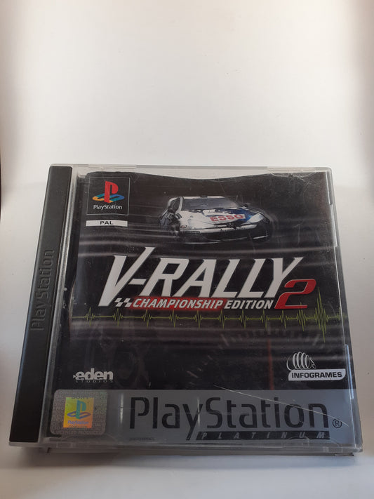 Jeu ps1 v rally 2 platinum