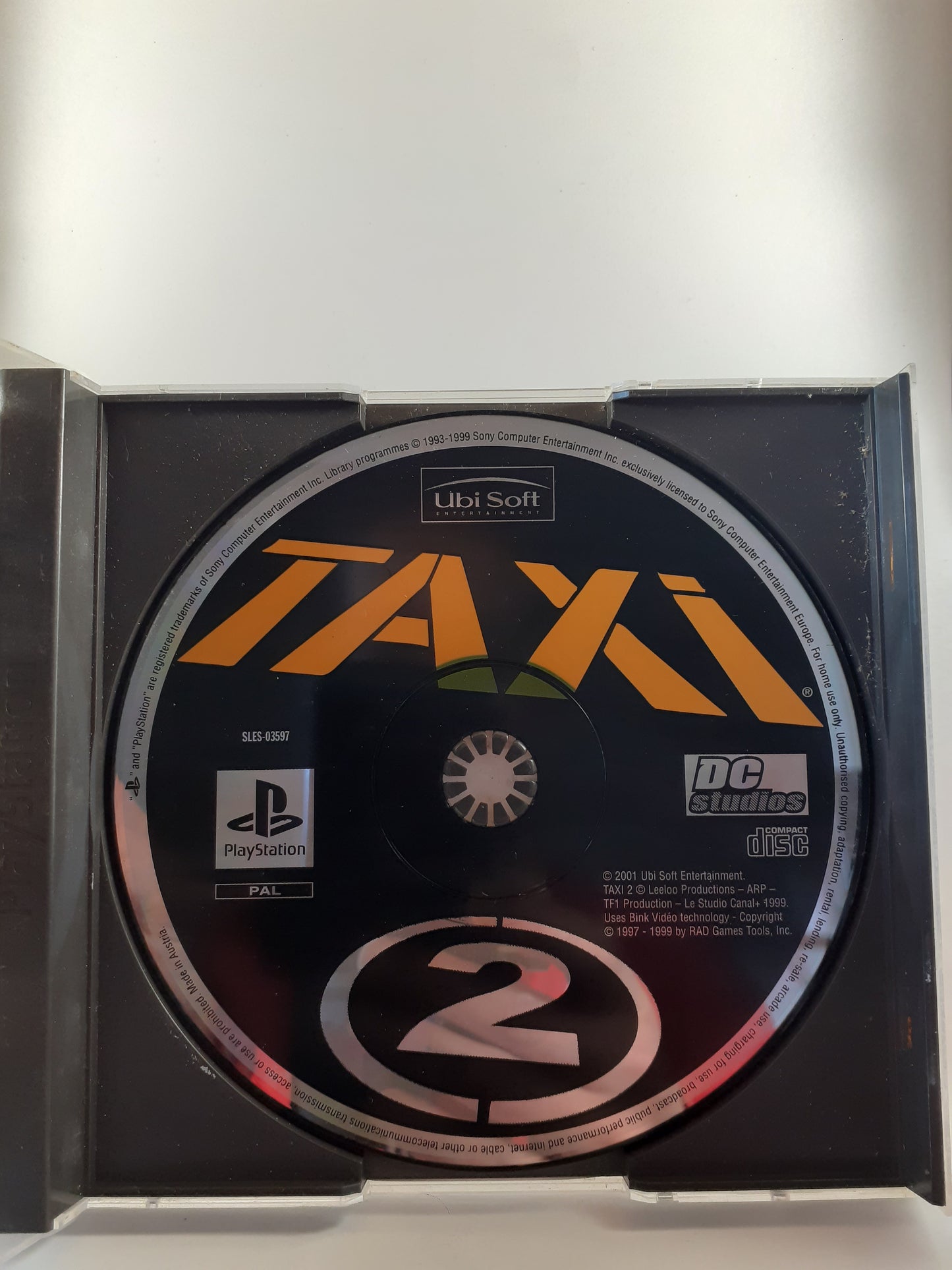 Jeu ps1 taxi 2