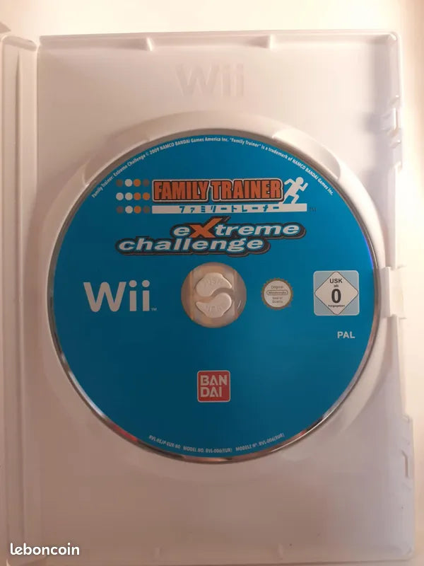 Jeu wii family trainer extreme challenge