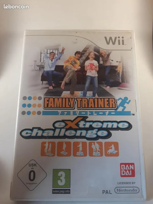 Jeu wii family trainer extreme challenge