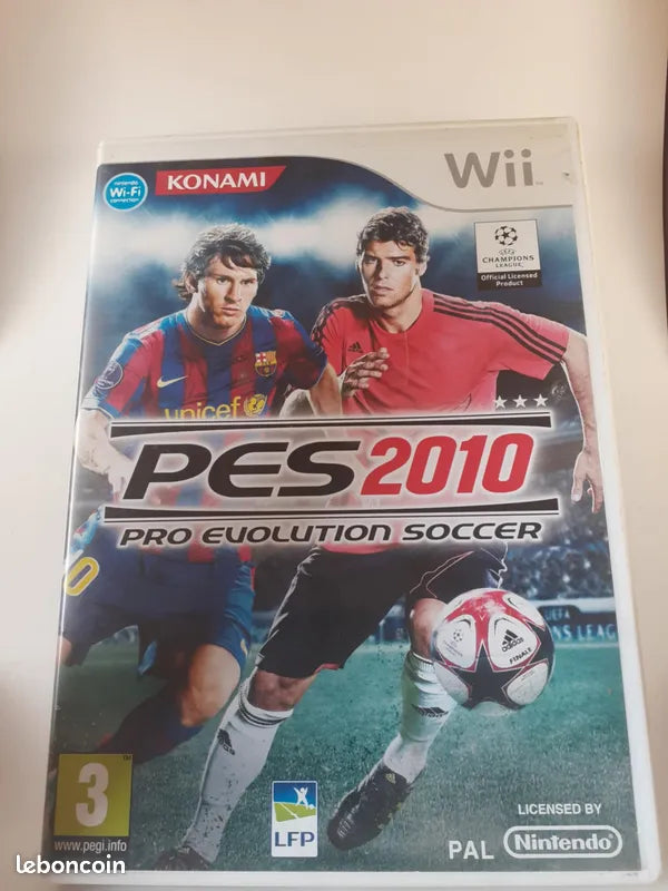 Jeu wii pes 2010