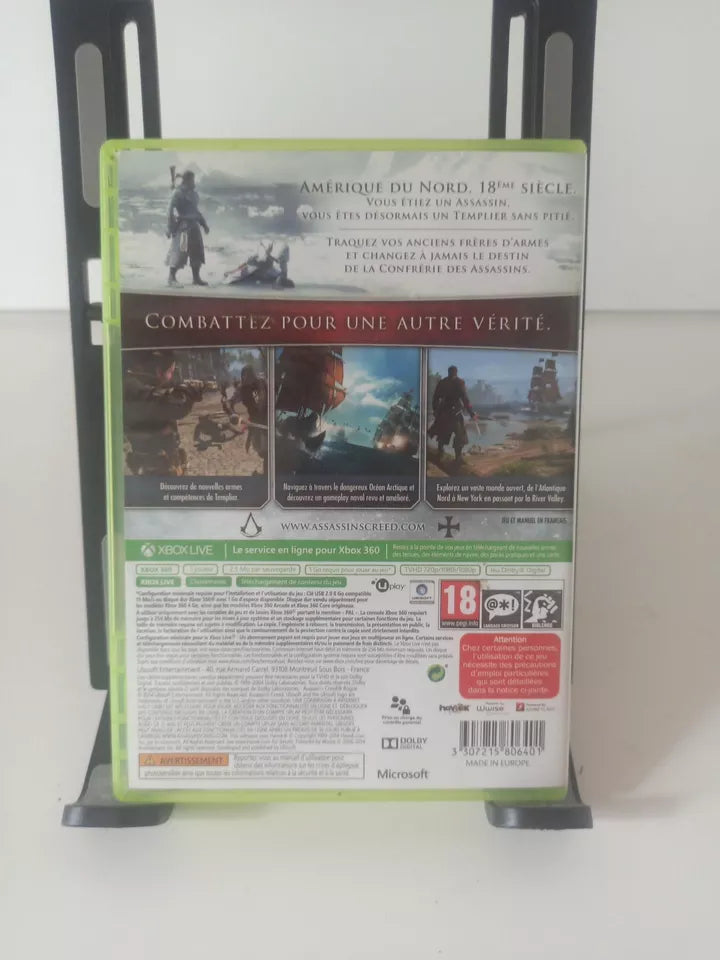 jeu Assassin's Creed Rogue Xbox 360 Microsoft PAL