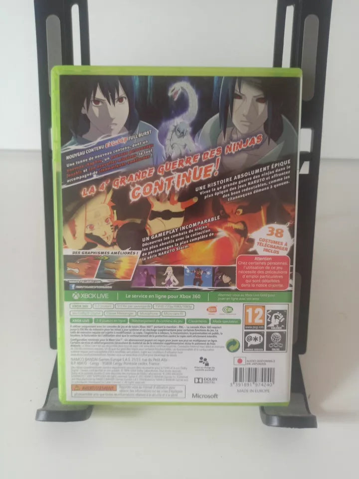 jeu Naruto Shippuden Ultimate Ninja Storm 3 xbox 360 microsoft pal